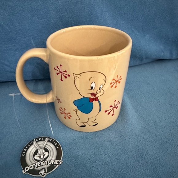 Porky Pig, Looney Tunes Vintage Westland Coffee face mug, 14 oz - Picture 4 of 5